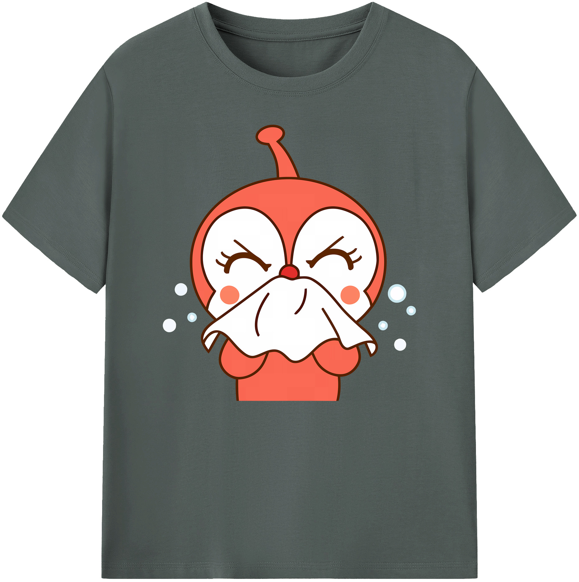 （画像用） アンパンマン Anpanman 綿100％ メンズ半袖Tシャツ｜肌触りやわらか＆通気性